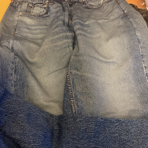 rag & bone Blue Wide-Leg Jeans - Picture 7 of 7